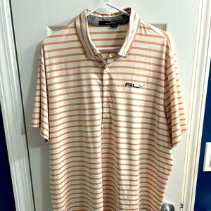 Classic RLX striped polo. Gently used, like new